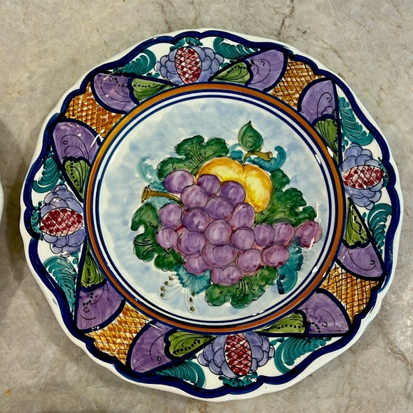 Beautiful Handpainted/handmade platters from Greece - Picture 7 of 8